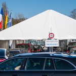 An den ersten Tagen herrschte ein großer Andrang auf das deutsch-französische Testzentrum bei Saarbrücken. Foto: picture alliance/dpa | Oliver Dietze