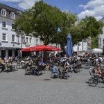 Das Saarland-Modell sieht unter anderem die Öffnung der Außengastronomie vor. Archivfoto (2020): BeckerBredel