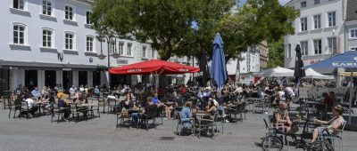 Das Saarland-Modell sieht unter anderem die Öffnung der Außengastronomie vor. Archivfoto (2020): BeckerBredel