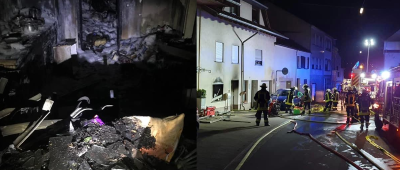 Diese Aufnahmen des Einsatzes hat die Feuerwehr Merzig veröffentlicht. Fotos: Facebook/@feuerwehr.merzig