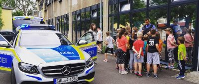 Die saarländische Polizei besuchte den Verein "Herzenssache", der sich für die Chancengleichheit von Kindern einsetzt.  Foto: Polizei Saarland